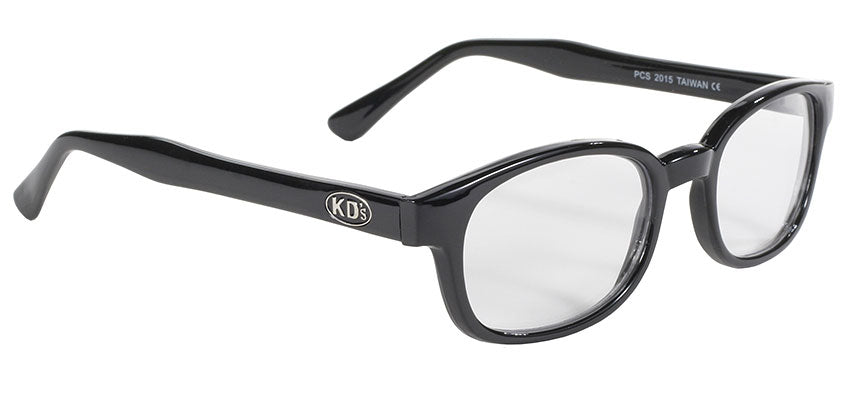115 X - KD'S BLK FRAME/CLEAR LENS