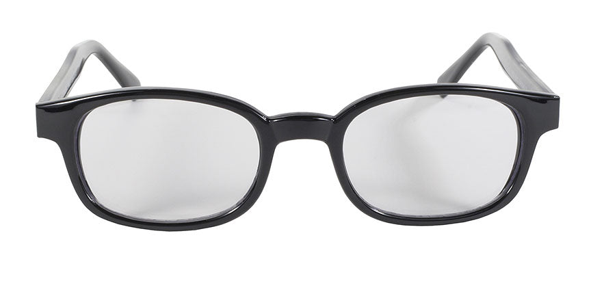 115 X - KD'S BLK FRAME/CLEAR LENS