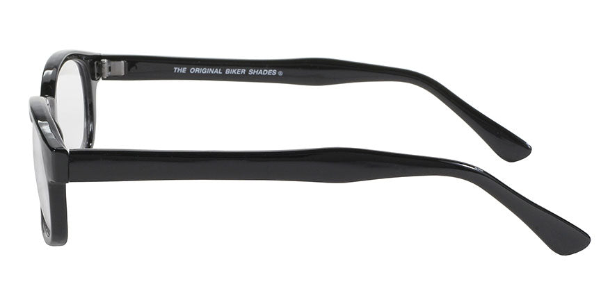 115 X - KD'S BLK FRAME/CLEAR LENS