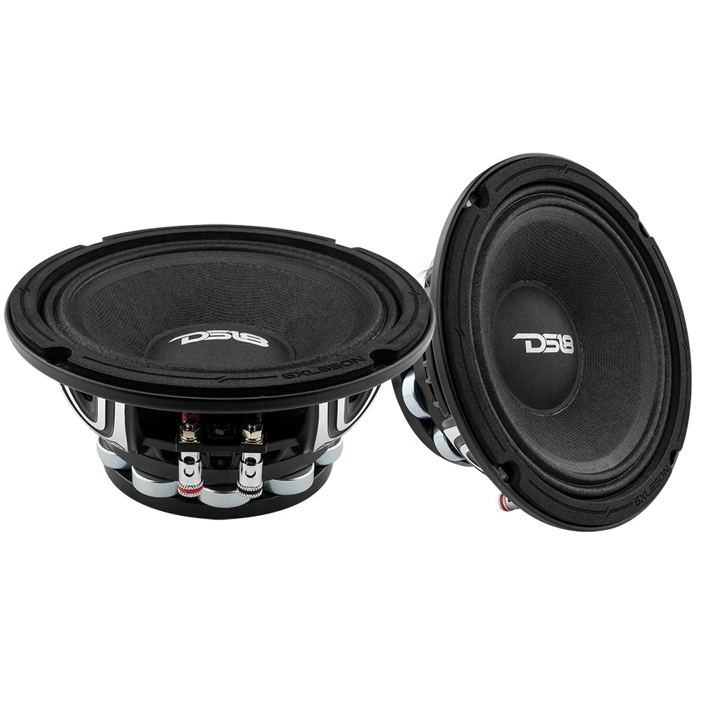 XL 6.5" Neodymium Rings Mid-Range Loudspeaker 650 Watts 4-Ohm