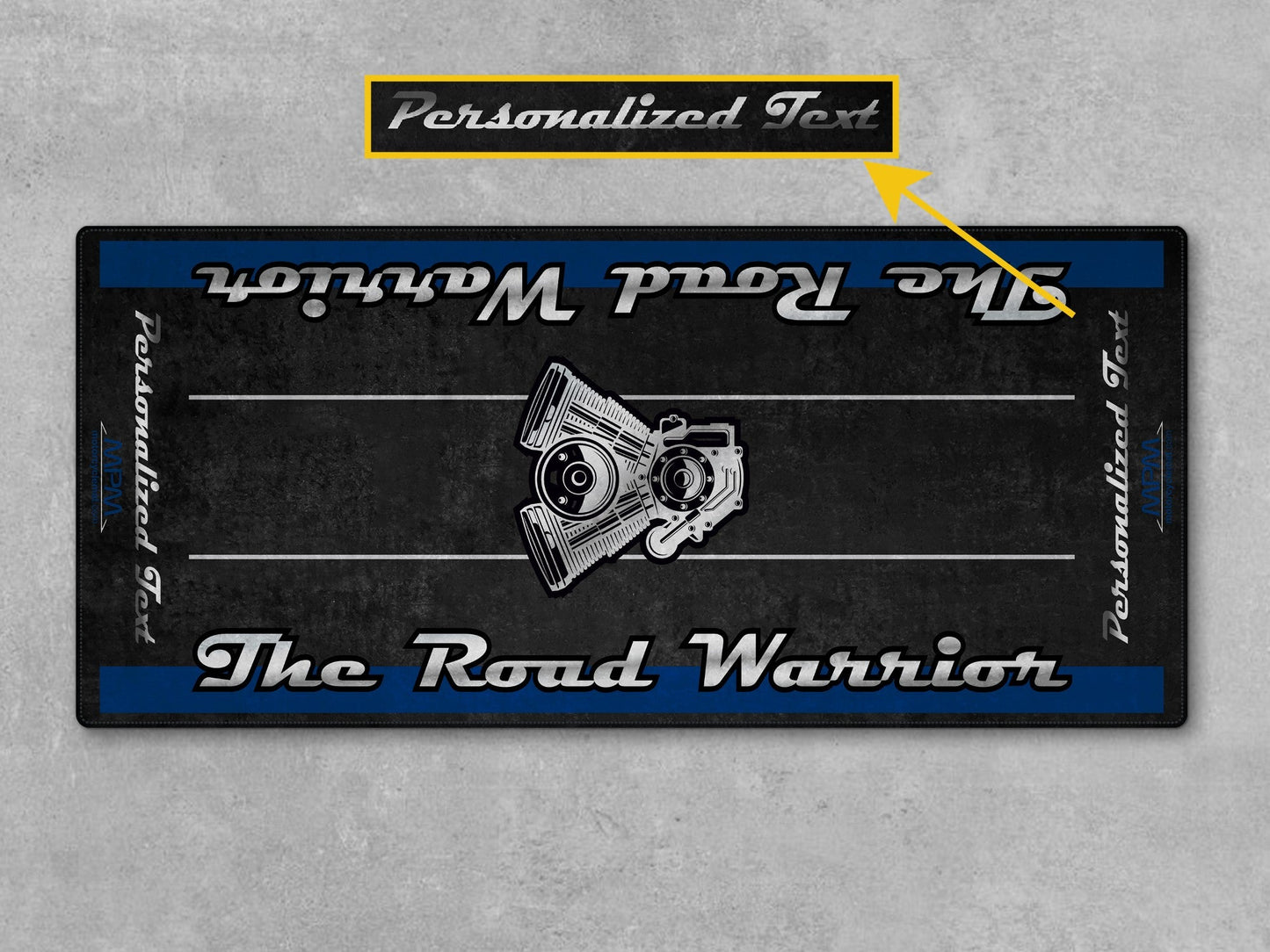 MPM Motorcycle Mat for Touring Motorcycle "The Road Warrior" - MM7344