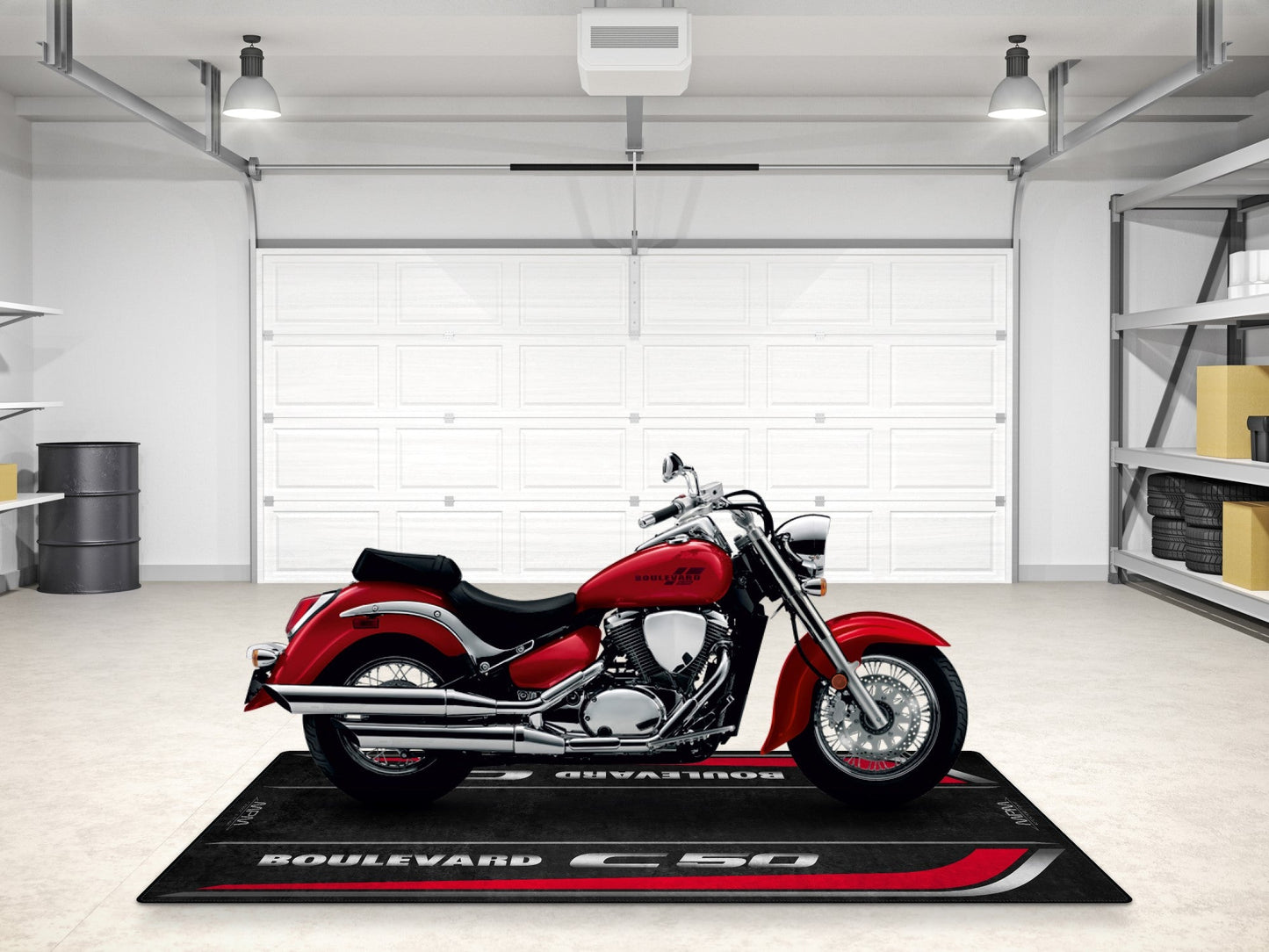 MPM Motorcycle Mat for Suzuki Boulevard C50 - MM7367