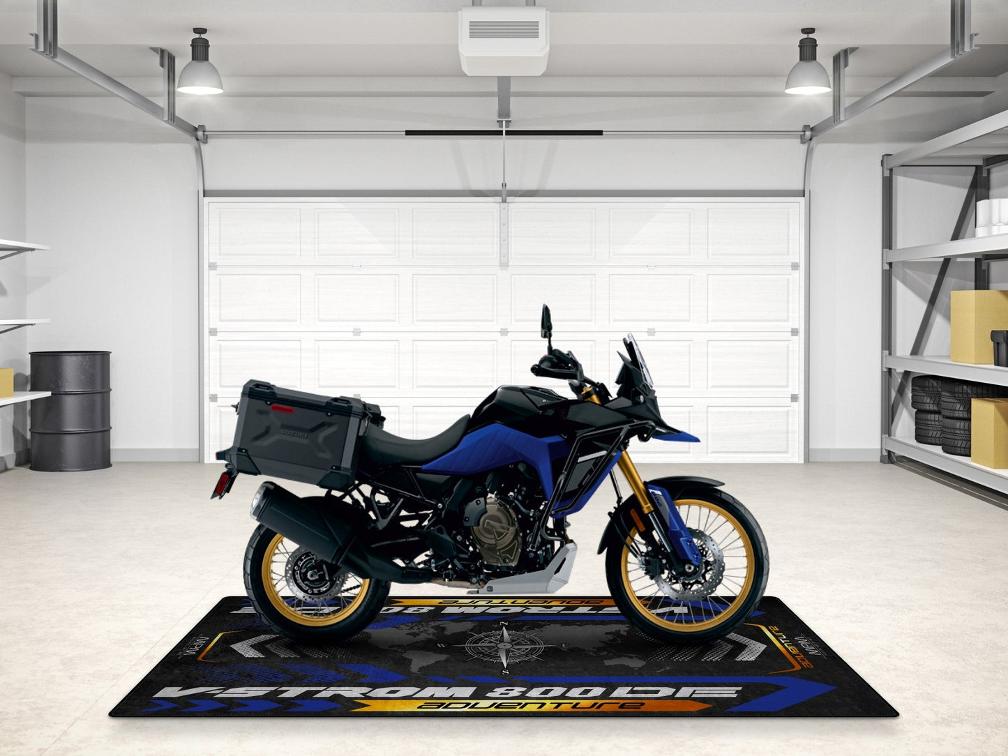 MPM Motorcycle Mat for Suzuki V-STROM 800DE Adventure - MM7372