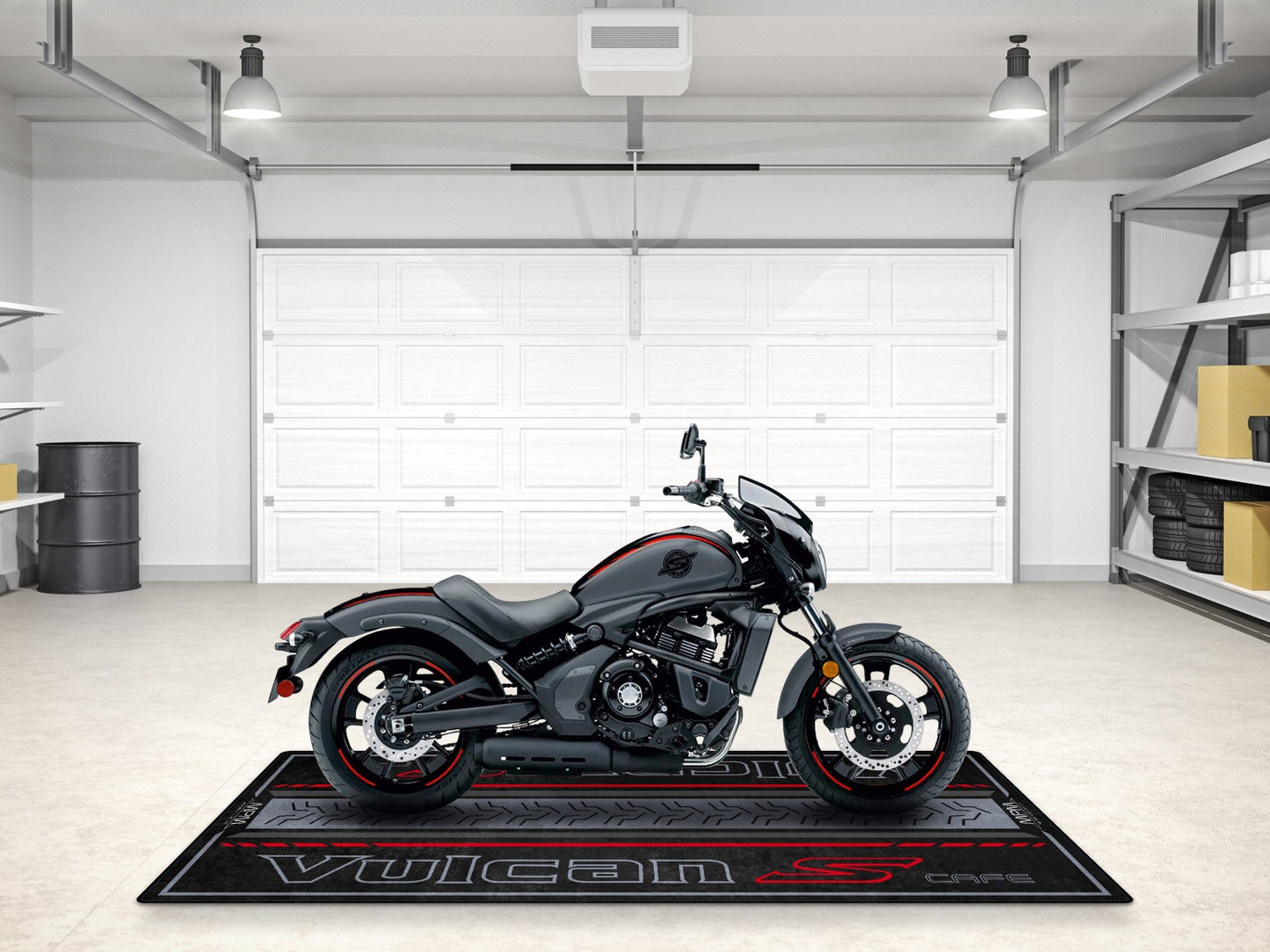 MPM Motorcycle Mat for Kawasaki Vulcan S Cafe - MM7425