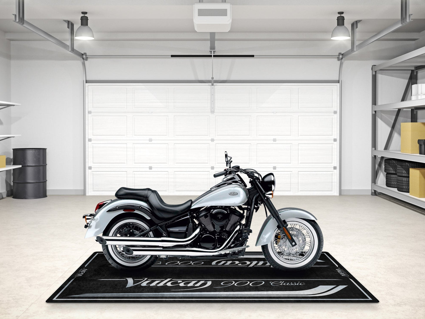 MPM Motorcycle Mat for Kawasaki Vulcan 900 Classic - MM7426