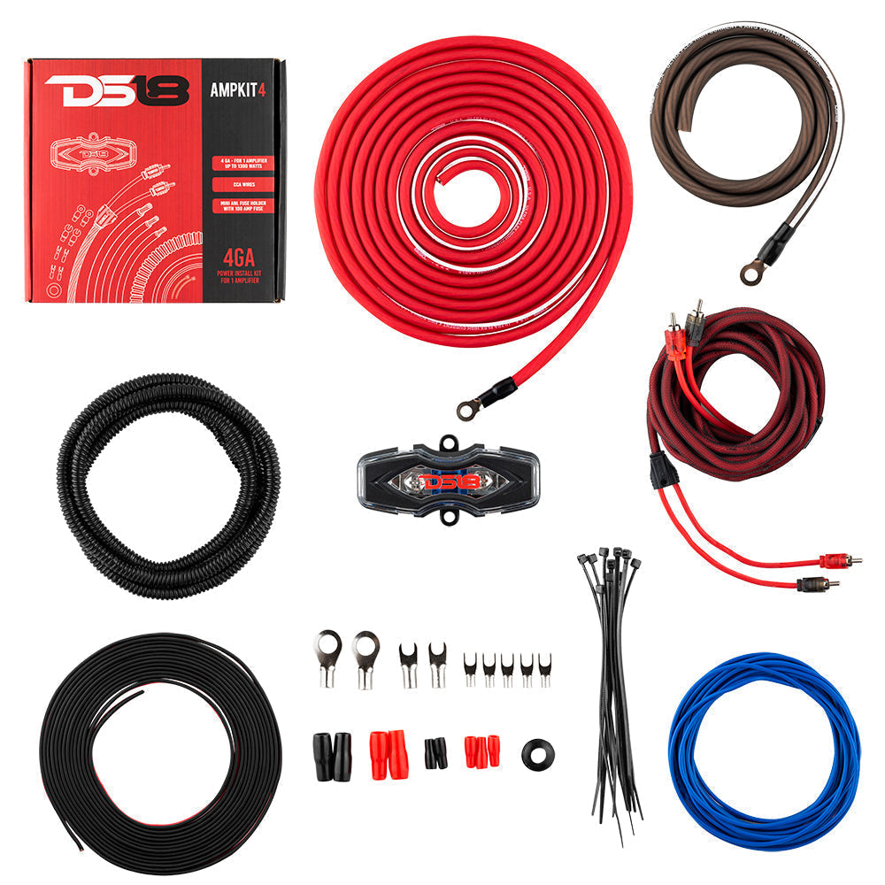 DS18 2012-2021 RAM 3500 Crew and Quad Cab Front and Back Doors Speakers Best Upgrade/Replacement Package 1800 Watts