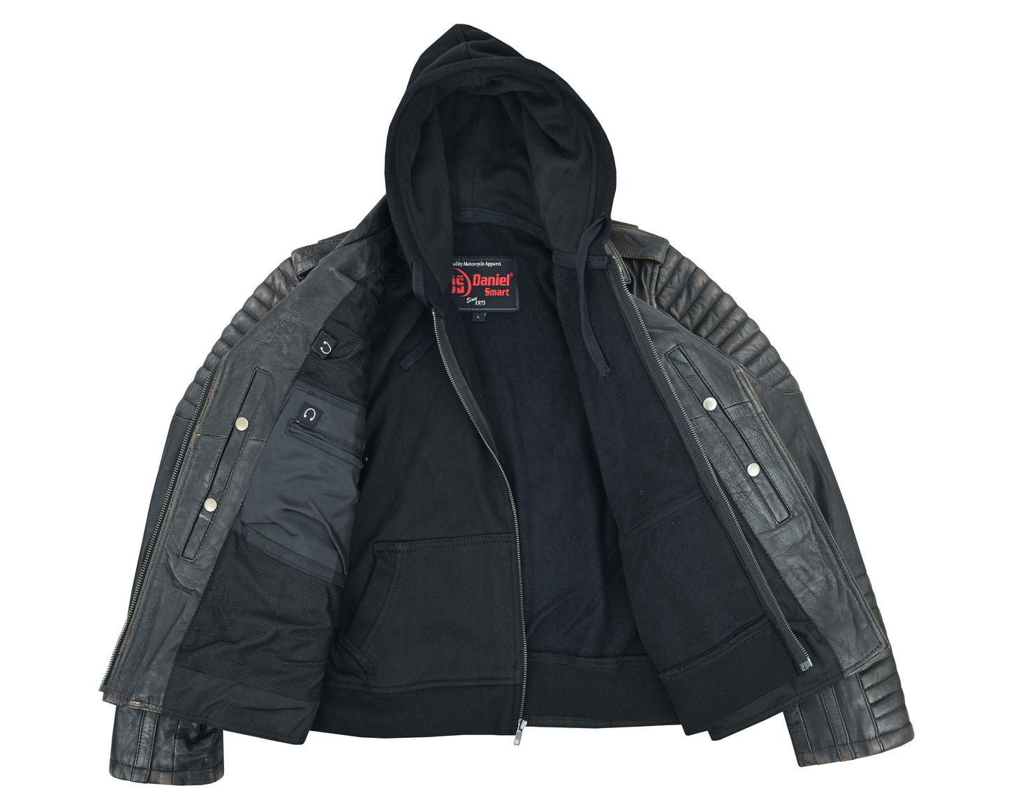 Women's Lightweight Drum Dyed Distressed Naked Lambskin M/C Jac