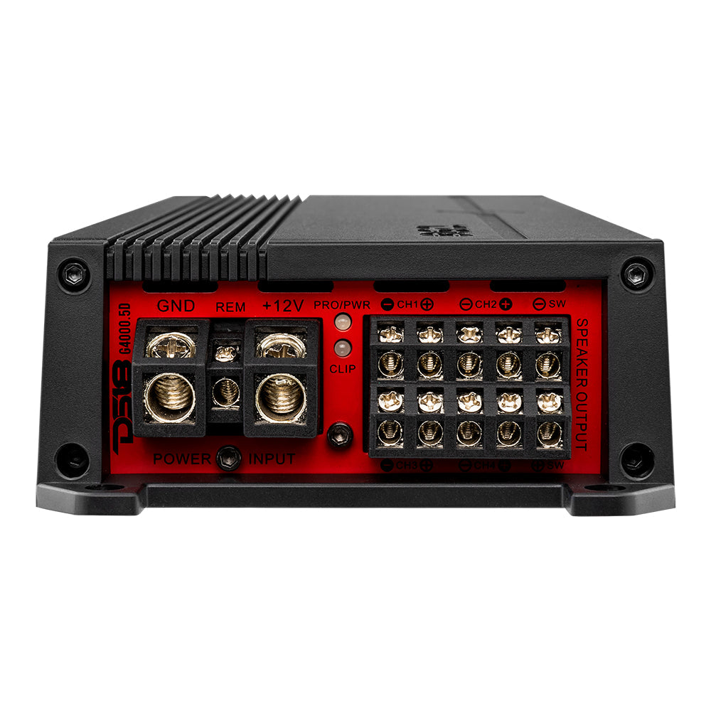 GEN-X 5-Channel Class D Amplifier 130 x 4 @ 4-Ohm + 900 x 1 @ 1-Ohm Watts Rms