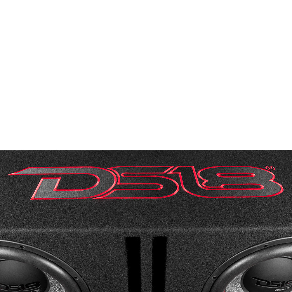 Dual 12" Loaded Subwoofer Ported Enclosure With GEN-X124D 1800 Watts Rms