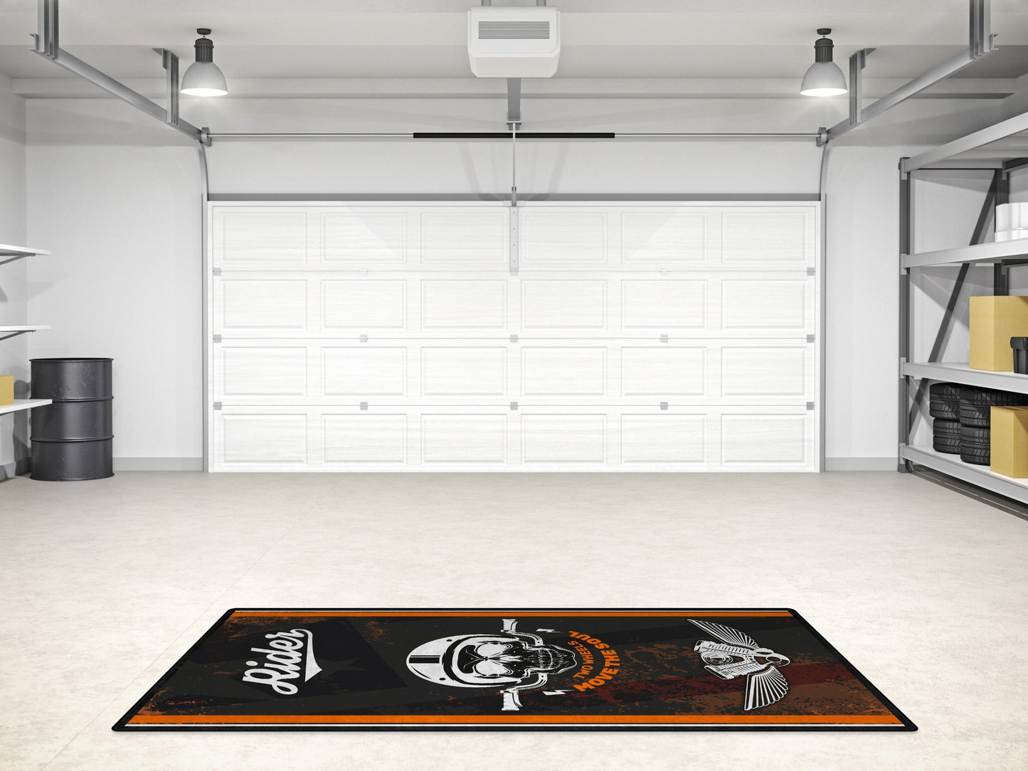 MPM Motorcycle Mat Design for Chopper, Cruiser, Touring, Sport Motorcycle "Move The Soul" - MM7501