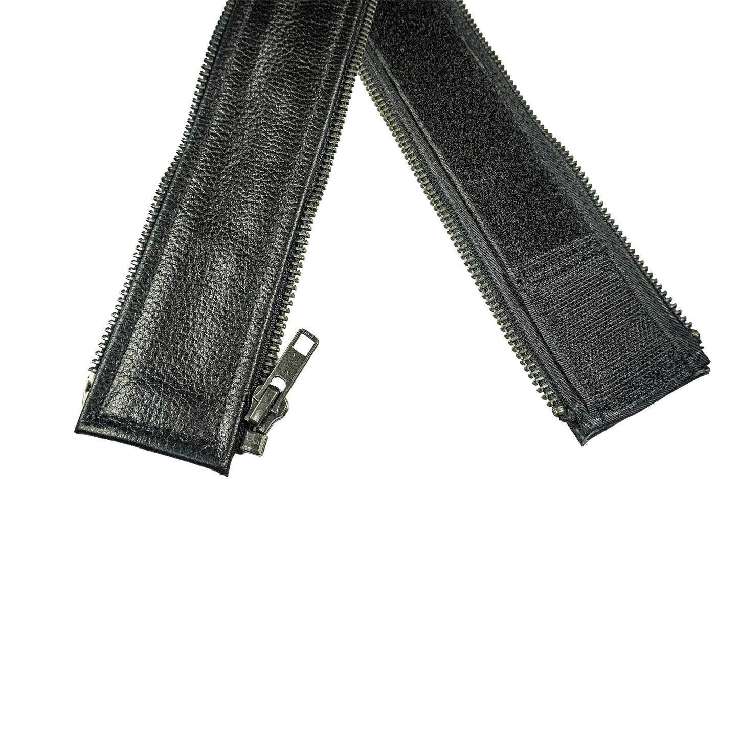 VXP53 Men's Black Universal Vest Expander Panel with Gun Metal Zip # 5