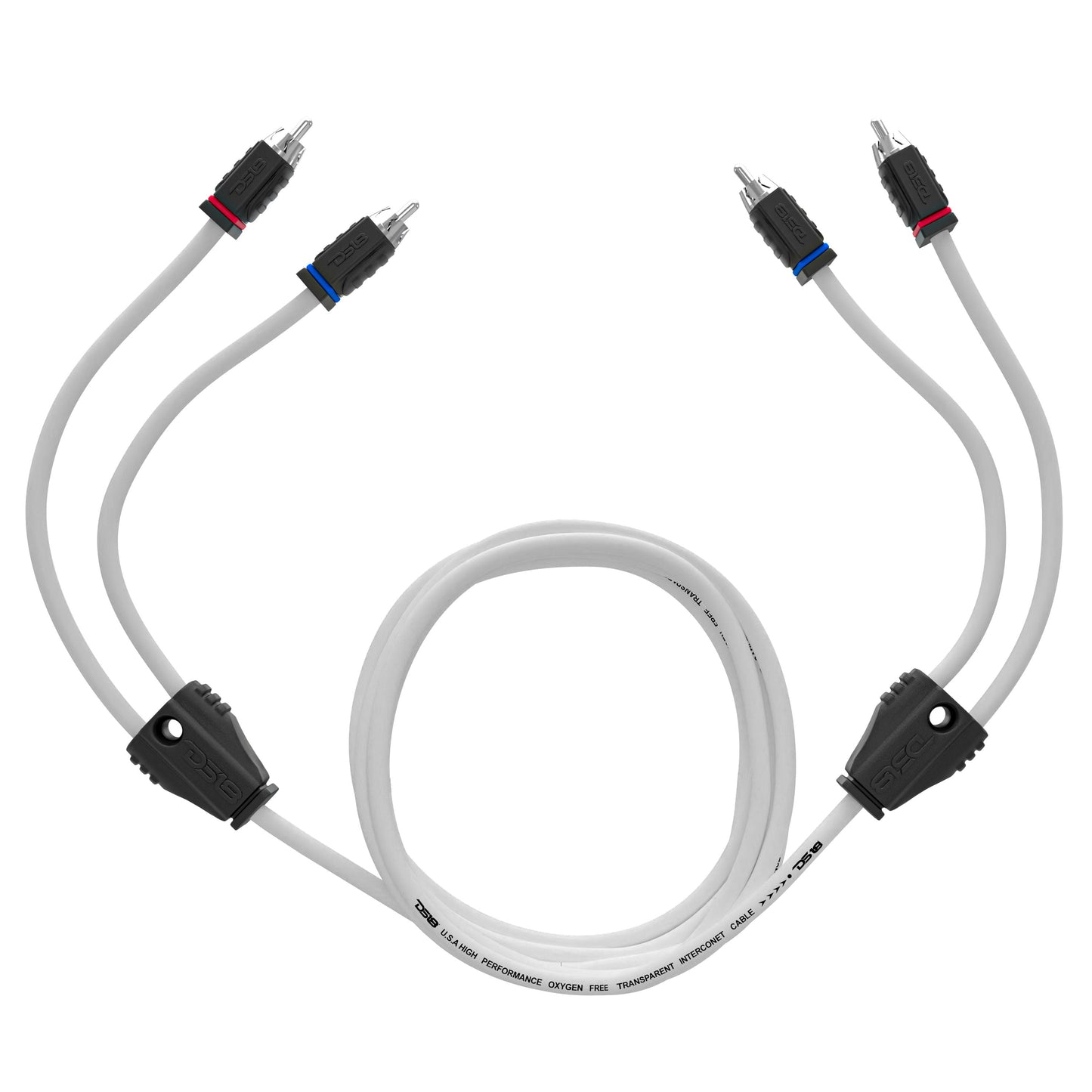 RCA Marine Grade Tinned 100% Copper OFC 12 Feet - WHITE