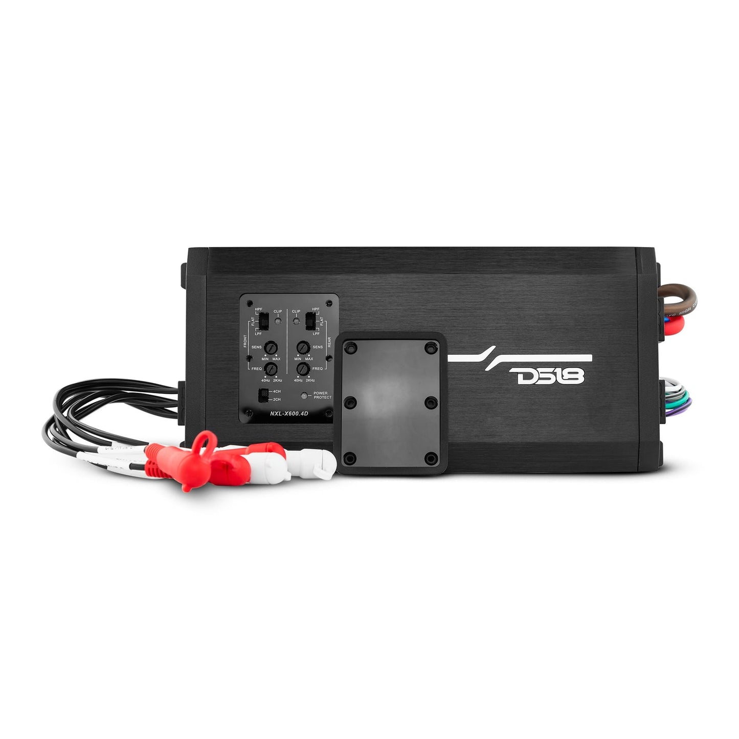 DS18 Good Marine Stereo Package 2 x 6.5” Speaker Tower| 1 x 2 Ch Amplifier | 1 x MOFCKIT4 and 1 x LED-BTC
