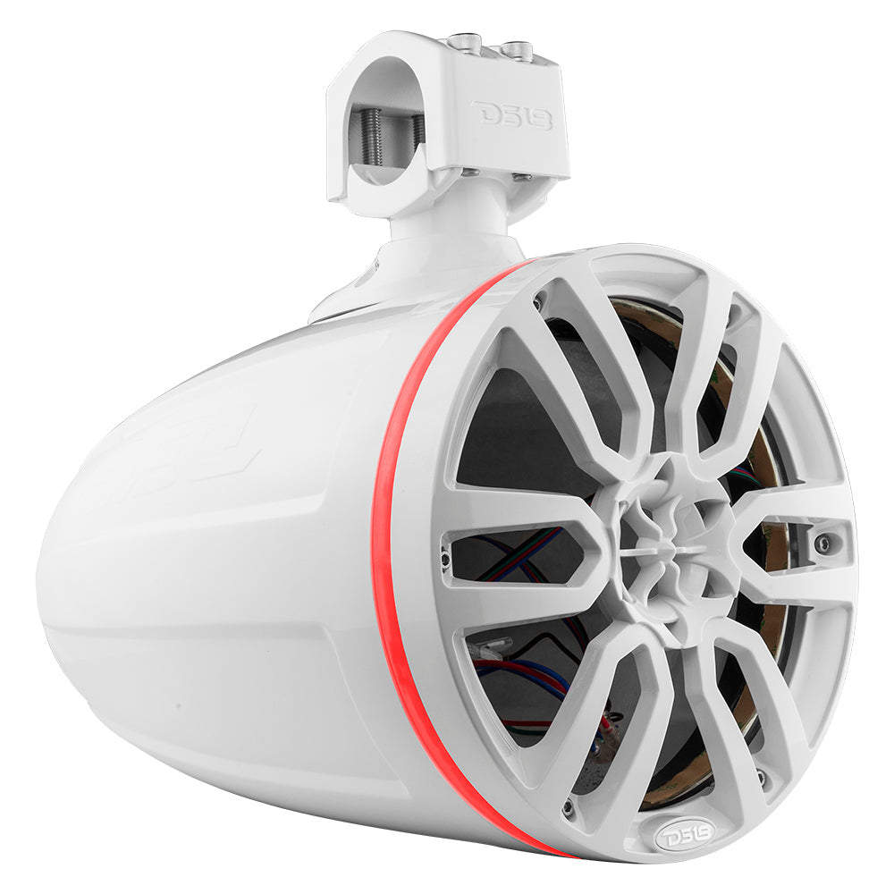 NXL 8" Marine and Powersports Empty Tower LED RGB Lights -White