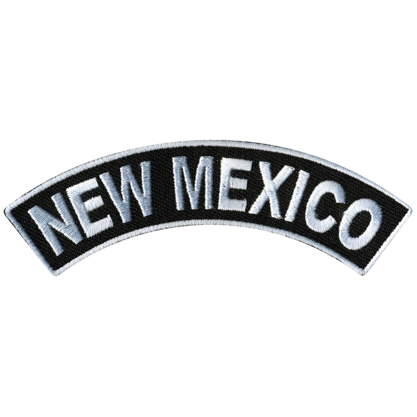 Hot Leathers New Mexico 4” X 1” Top Rocker Patch