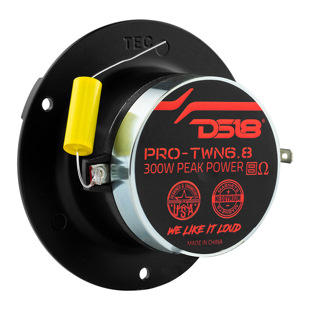 4" High Compression Neodymium Tweeter 150 Watts 1.5 " Polyimide 8-Ohm Vc