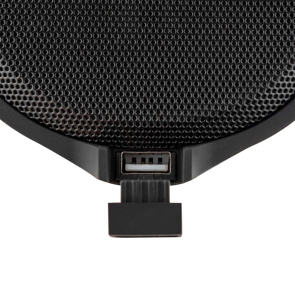 Motorcycle Handlebar Mounted Bluetooth Speaker System with Neodymium Magnet