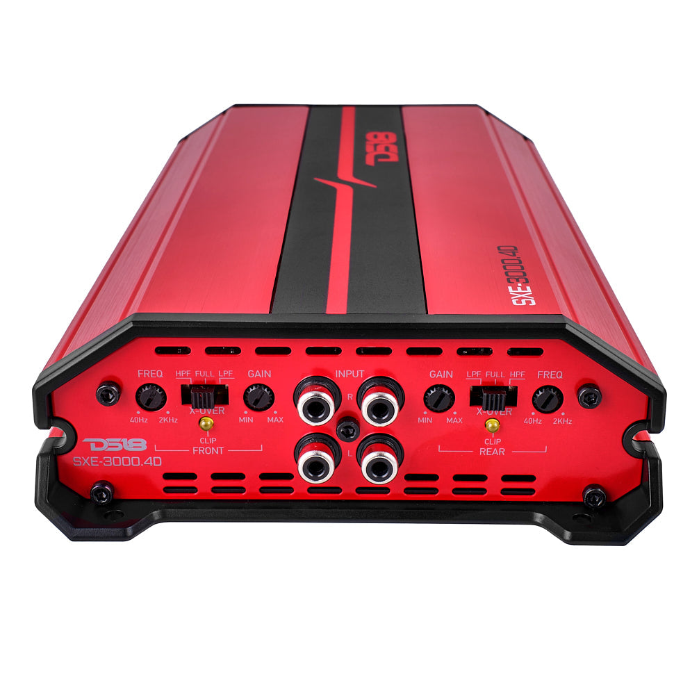 SXE Class D 4-Channel Full-Range Car Amplifier 4 x 200 RMS @4 Ohm 3000 Watts