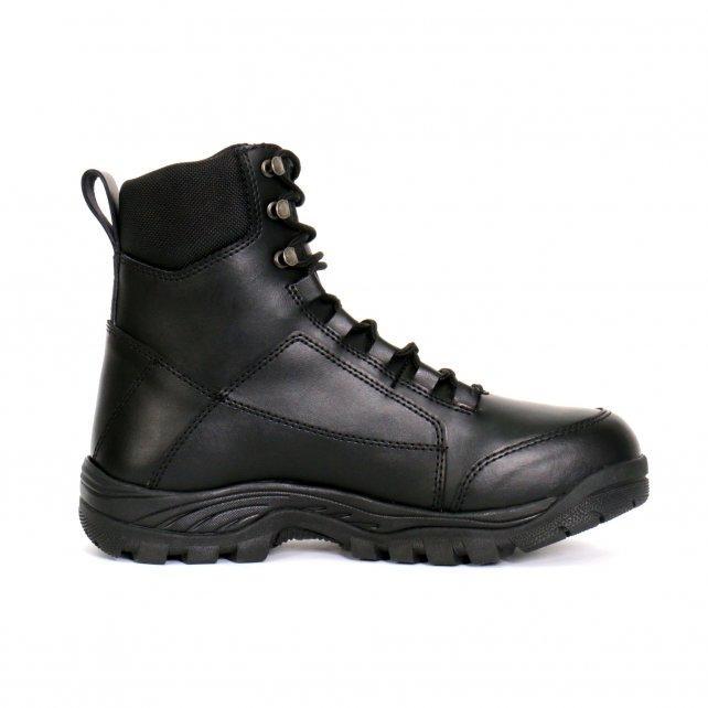 Hot Leathers Men's Black Leather Swat Style Lace Up Boots BTM1010