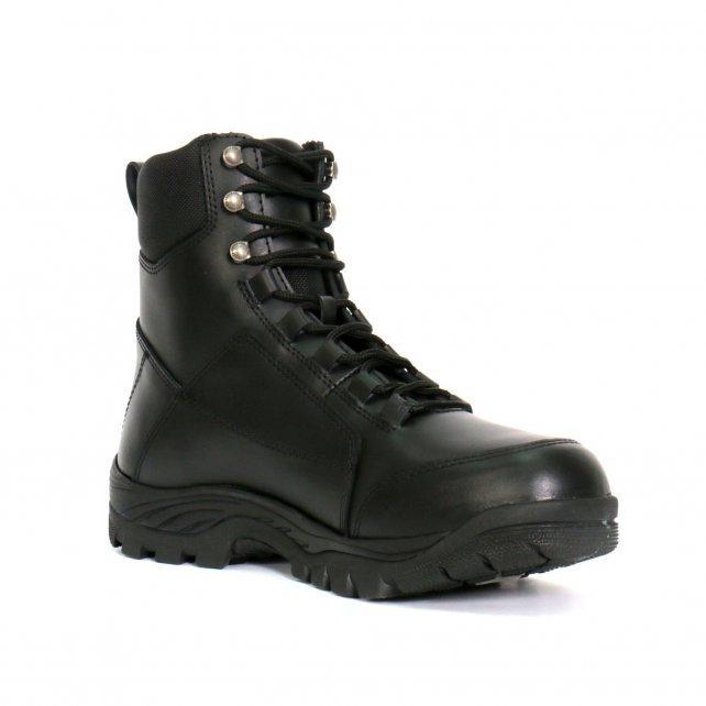 Hot Leathers Men's Black Leather Swat Style Lace Up Boots BTM1010