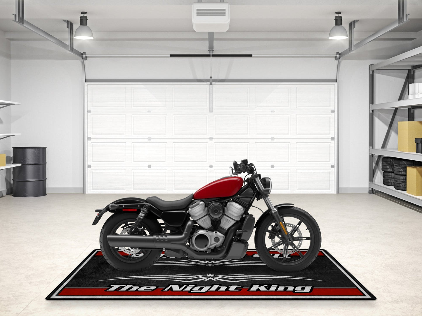 MPM Motorcycle Mat for Cruiser Motorcycle "The Night King" - MM7300