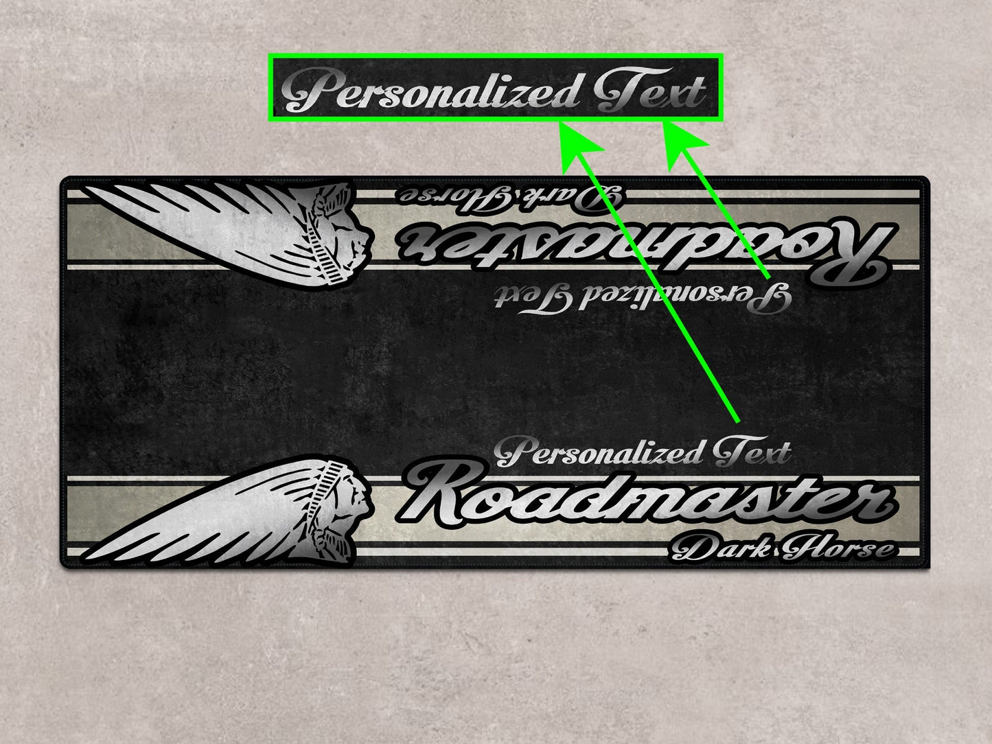 MPM Motorcycle Mat for Indian Roadmaster Dark Horse - MM7337