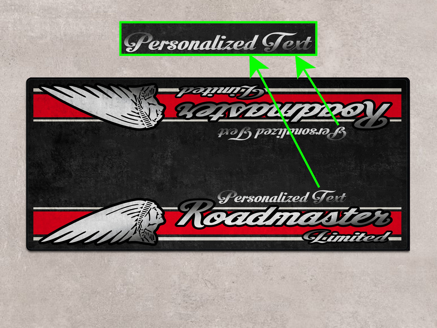 MPM Motorcycle Mat for Indian Roadmaster Limited - MM7336