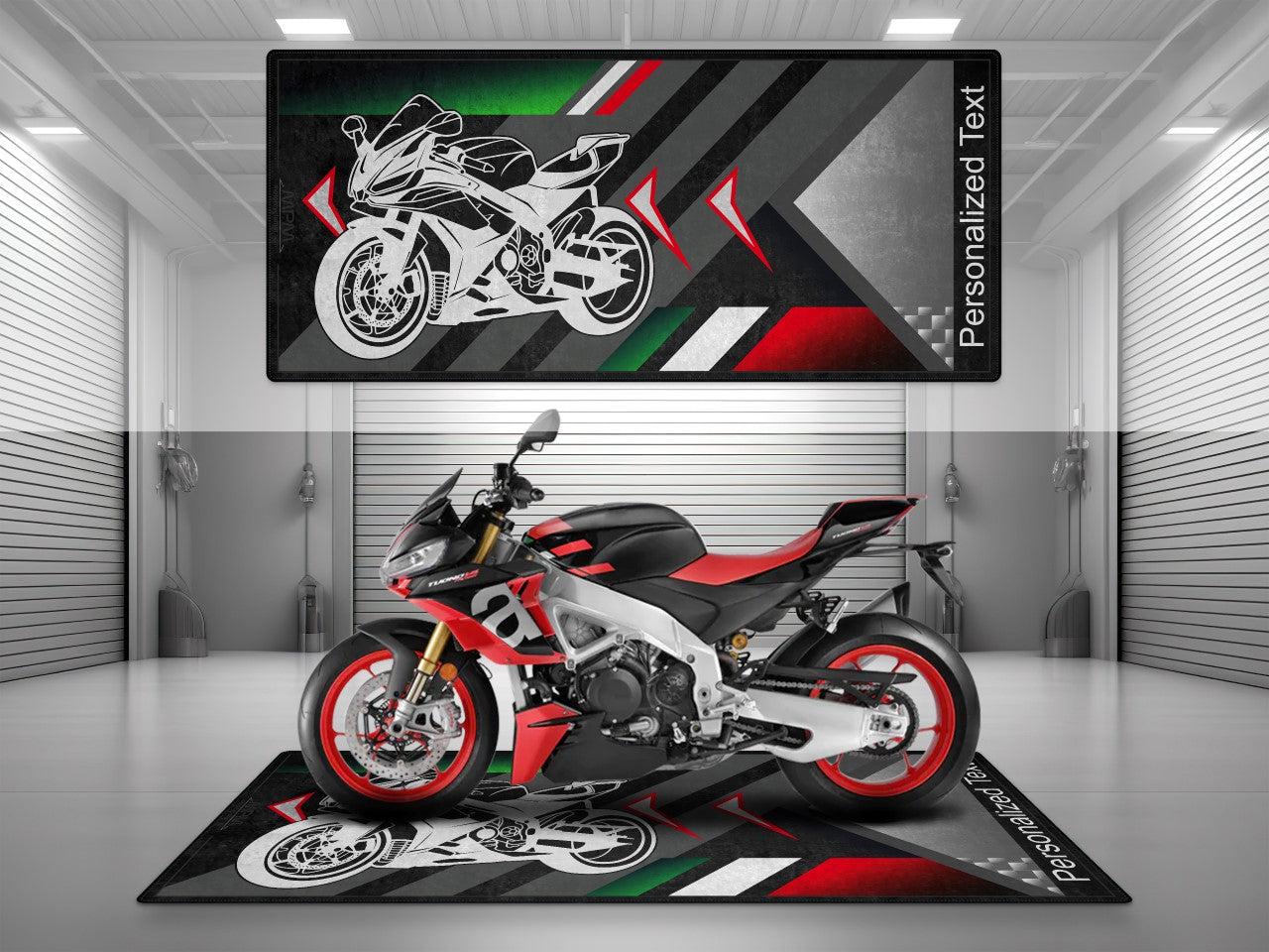 MPM Motorcycle Mat for Aprilia RSV4 - U601