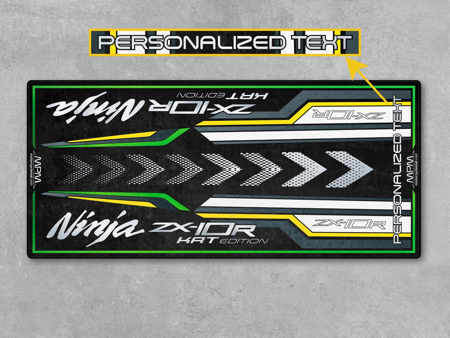 MPM Motorcycle Mat for Kawasaki Ninja ZX-10R KRT Edition - MM7399