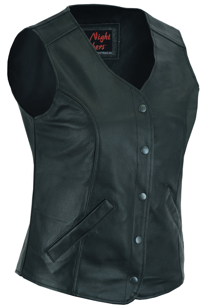 Women's Stylish Longer Body ¾ Vest - Plain Sides