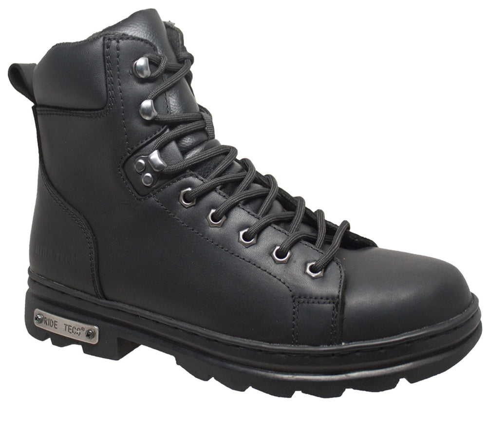 Burntread 6" Men's Leather Motorcycle Boots