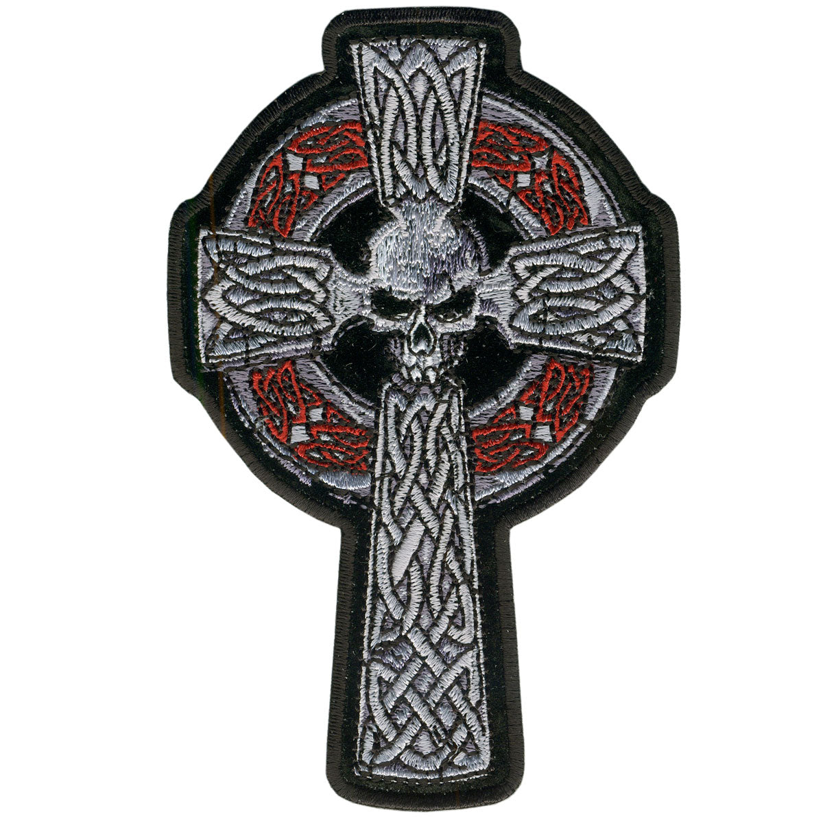 Hot Leathers Celtic Cross 7" x 11" Patch