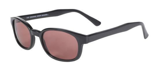 1212 X - KD'S MATTE BLK FRAME/ROSE LENS