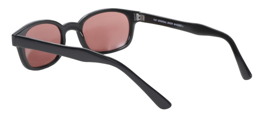 1212 X - KD'S MATTE BLK FRAME/ROSE LENS