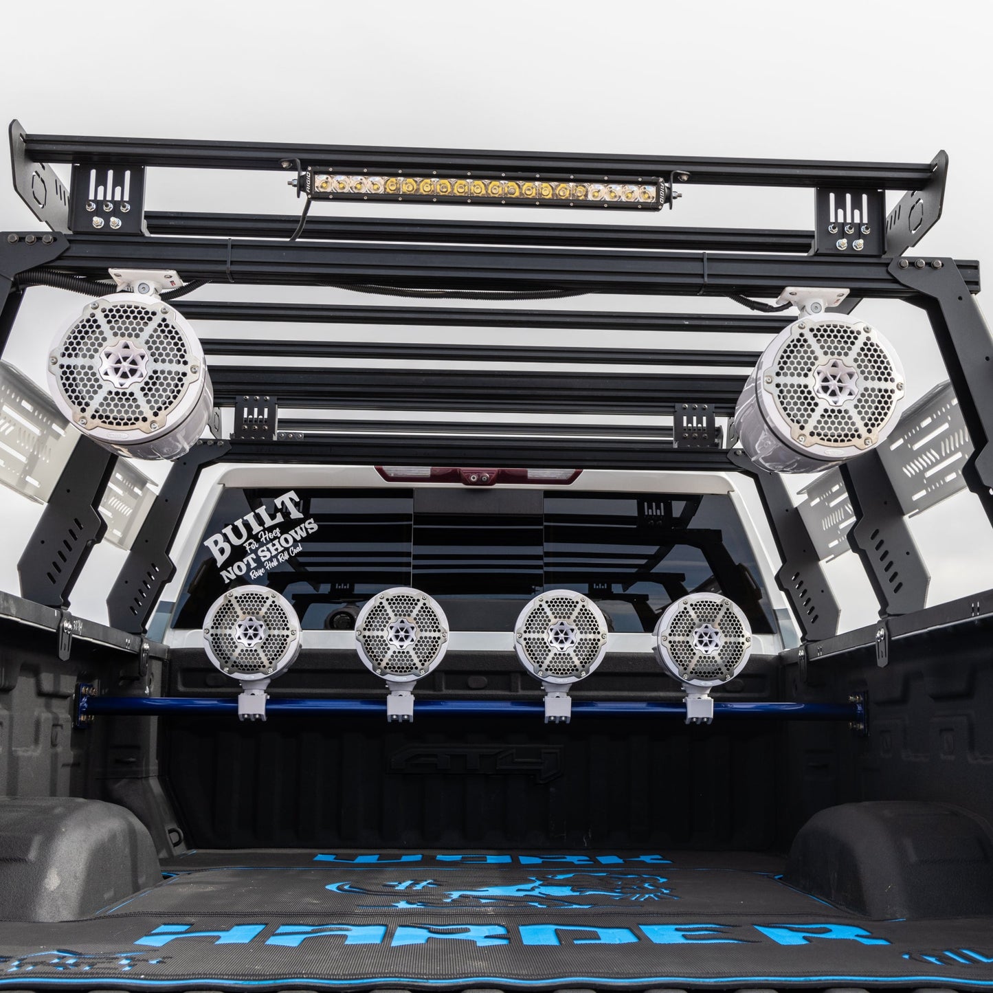 NXL 8" Neodymium Marine and Powersports Towers with Built-in Passive Radiator, 1" Driver and LED RGB Lights 180 Watts Rms