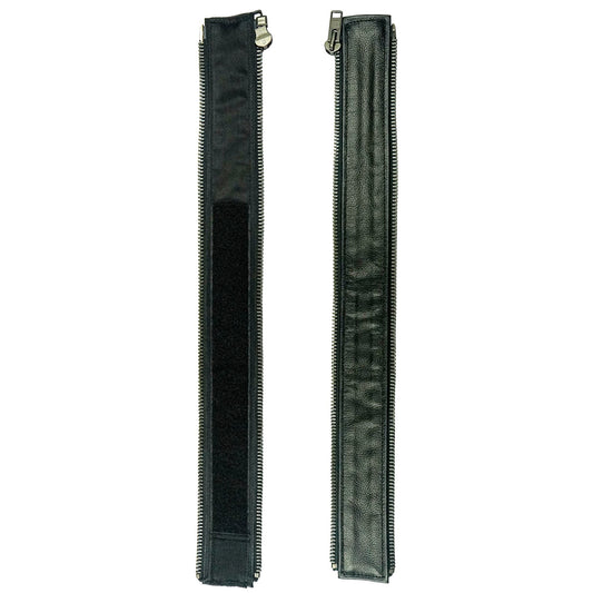 VXP52 Men's Black Universal Vest Expander Panel with Gun Metal Zip # 1