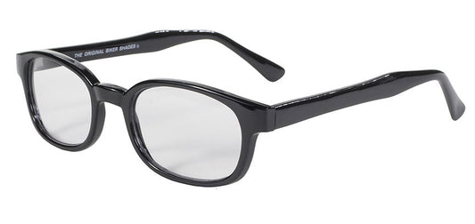 115 X - KD'S BLK FRAME/CLEAR LENS