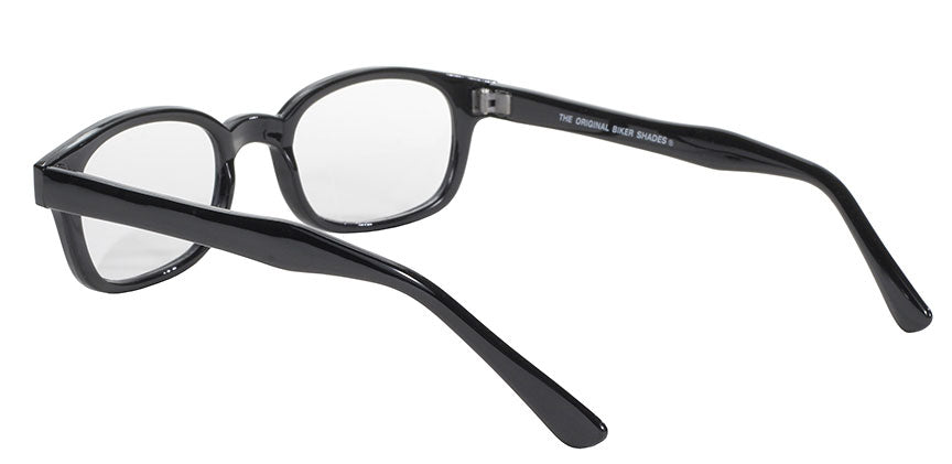 115 X - KD'S BLK FRAME/CLEAR LENS