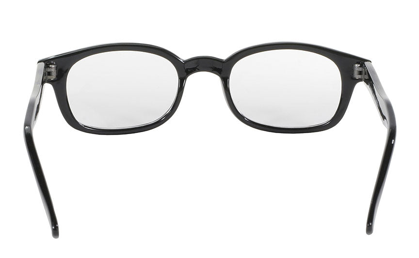 115 X - KD'S BLK FRAME/CLEAR LENS