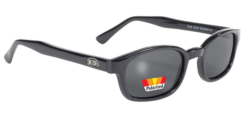 119 X - KD'S BLK FRAME/GRAY POLARIZED LENS