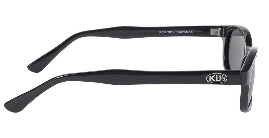 119 X - KD'S BLK FRAME/GRAY POLARIZED LENS