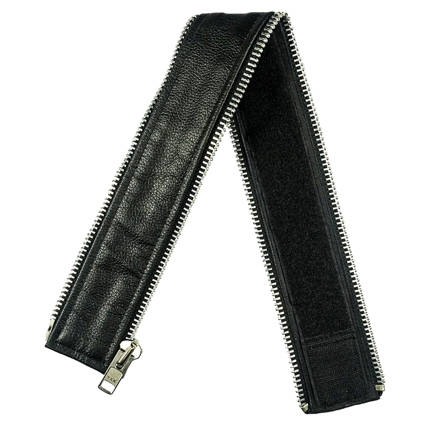 VXP51 Men's Black Universal Vest Expander Panel with Silver Aluminum Zip