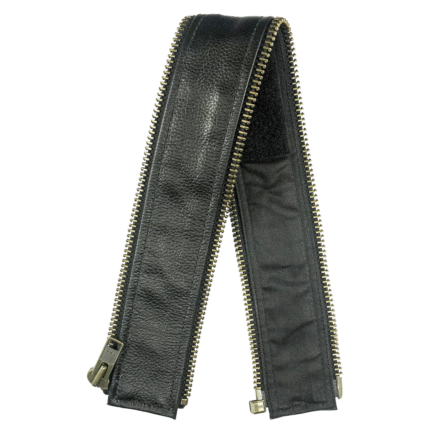 VXP54 Men's Black Universal Vest Expander Panel with Antique Zip