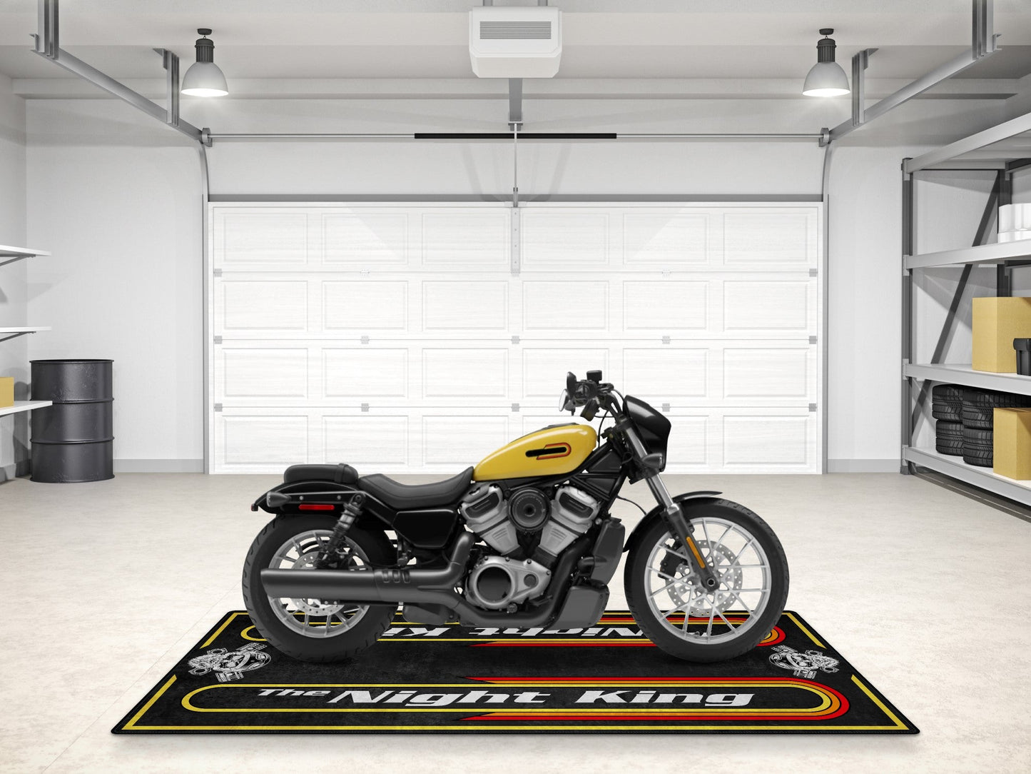 MPM Motorcycle Mat for Cruiser Motorcycle "The Night King" - MM7301