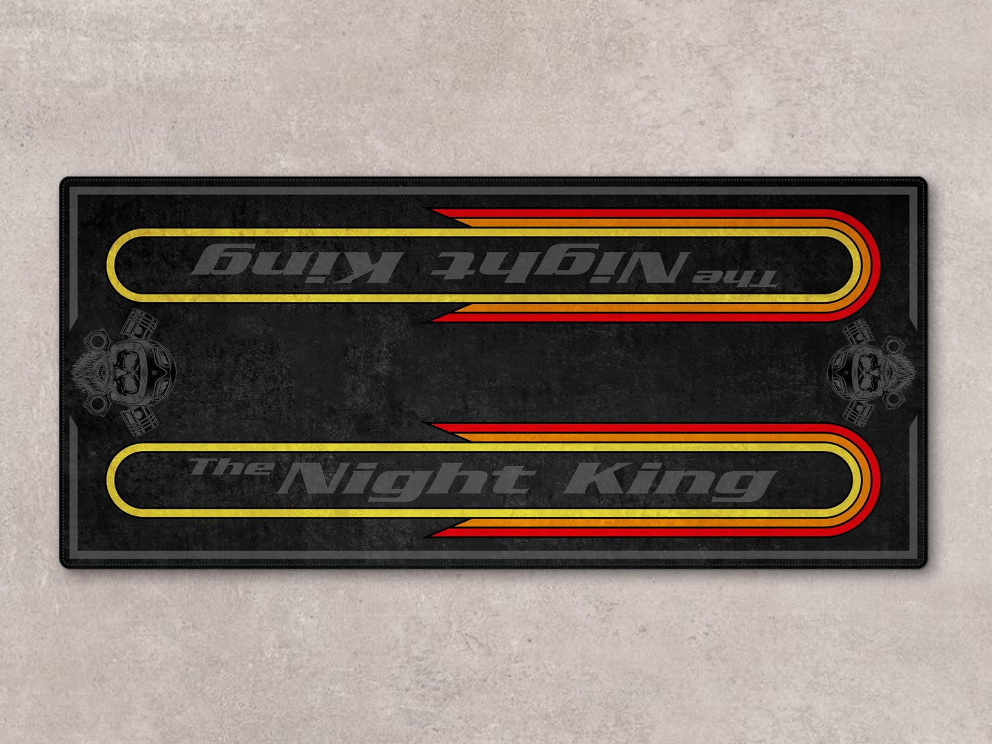 MPM Motorcycle Mat for Cruiser Motorcycle "The Night King" - MM7301