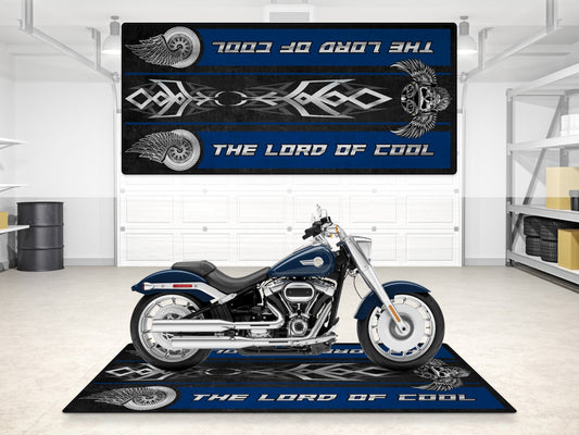MPM Motorcycle Mat for Cruiser Motorcycle "The Lord of Cool" - MM7308