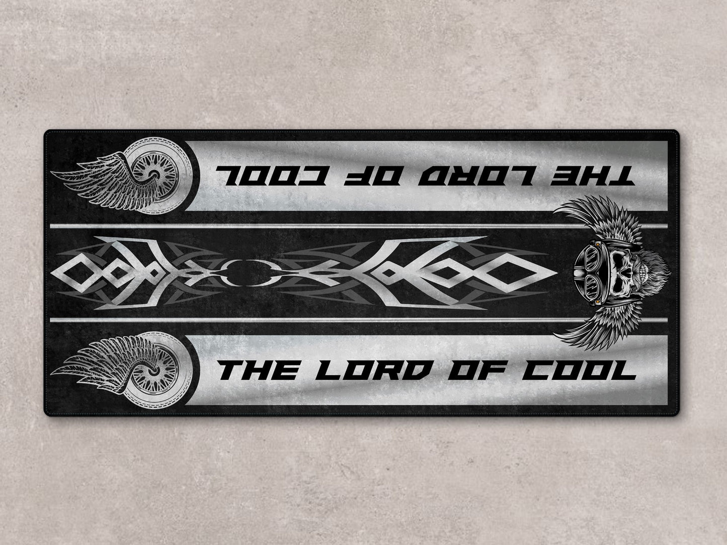 MPM Motorcycle Mat for Cruiser Motorcycle "The Lord of Cool" - MM7308
