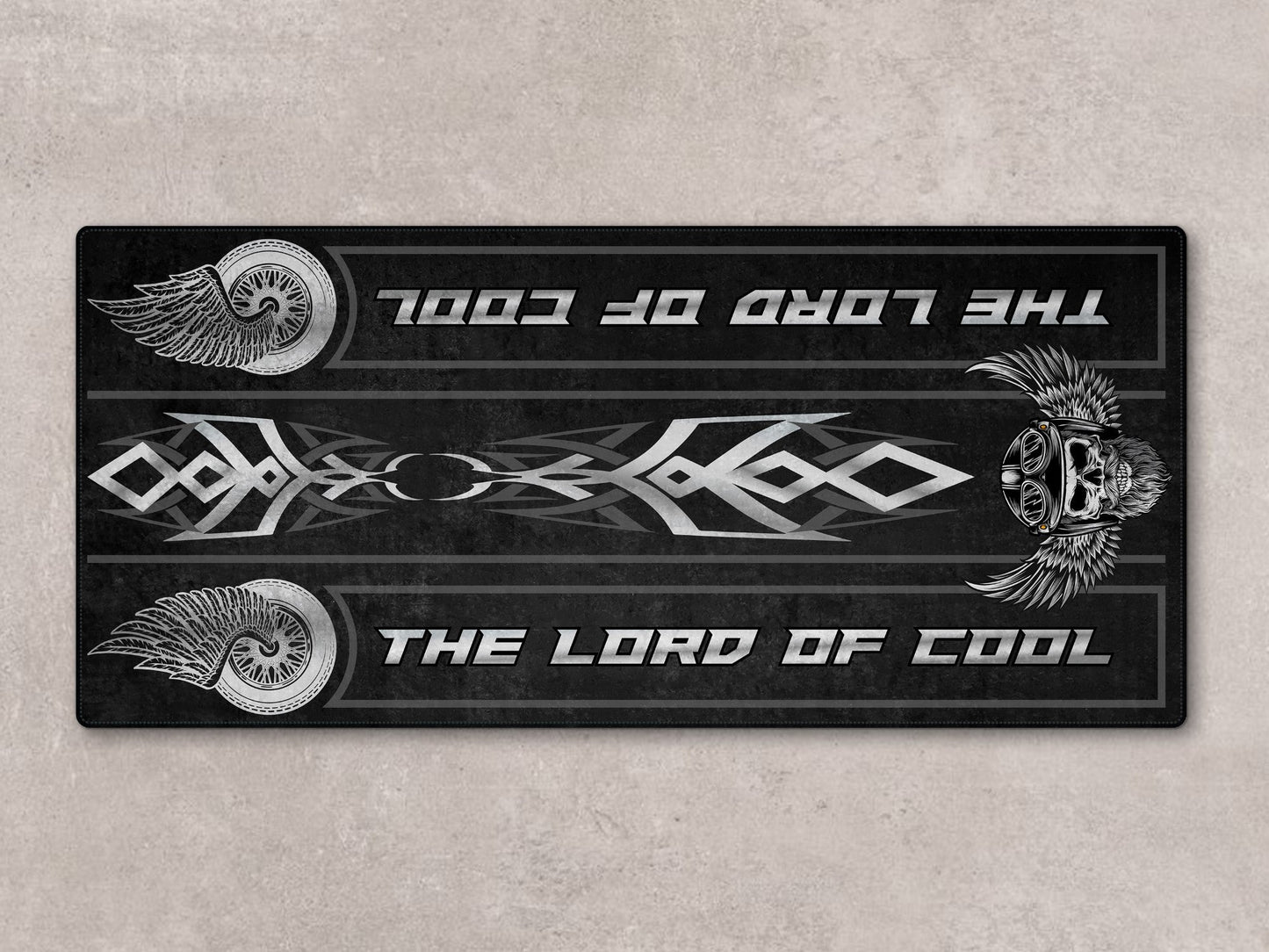 MPM Motorcycle Mat for Cruiser Motorcycle "The Lord of Cool" - MM7308
