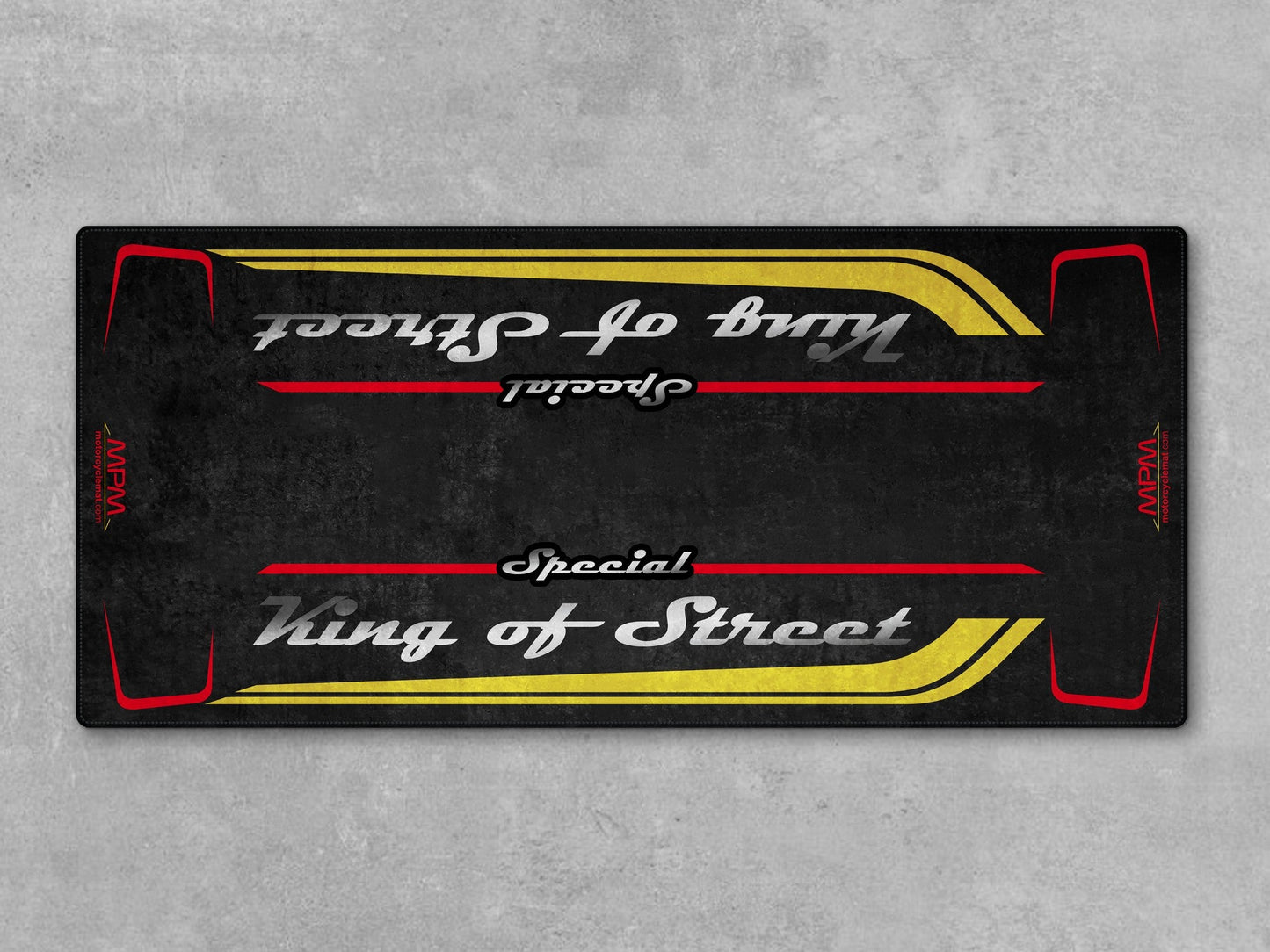 MPM Motorcycle Mat for Cruiser Motorcycle "Special King of Street" - MM7345