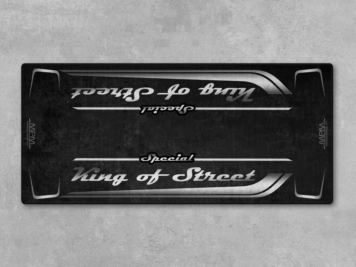 MPM Motorcycle Mat for Cruiser Motorcycle "Special King of Street" - MM7345